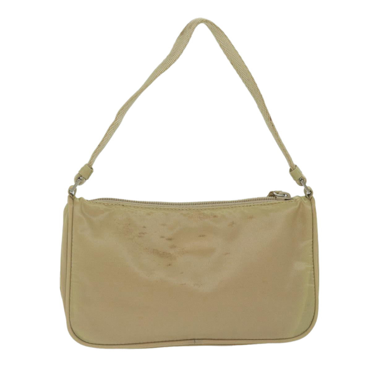 PRADA Accessory Pouch Nylon Beige  63225
