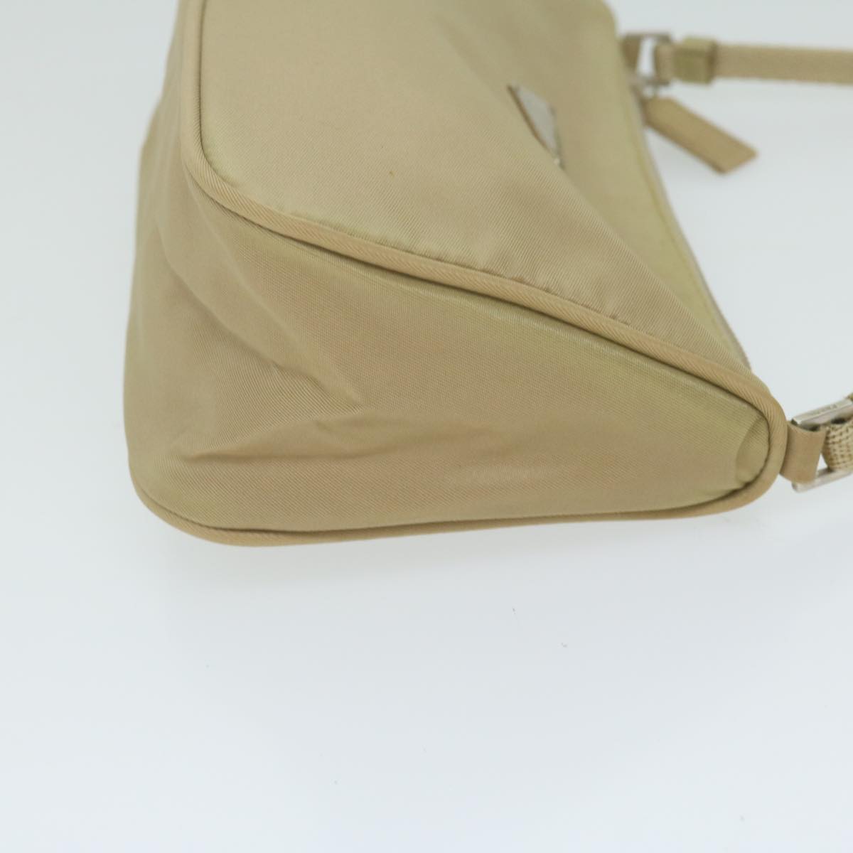 PRADA Accessory Pouch Nylon Beige  63225