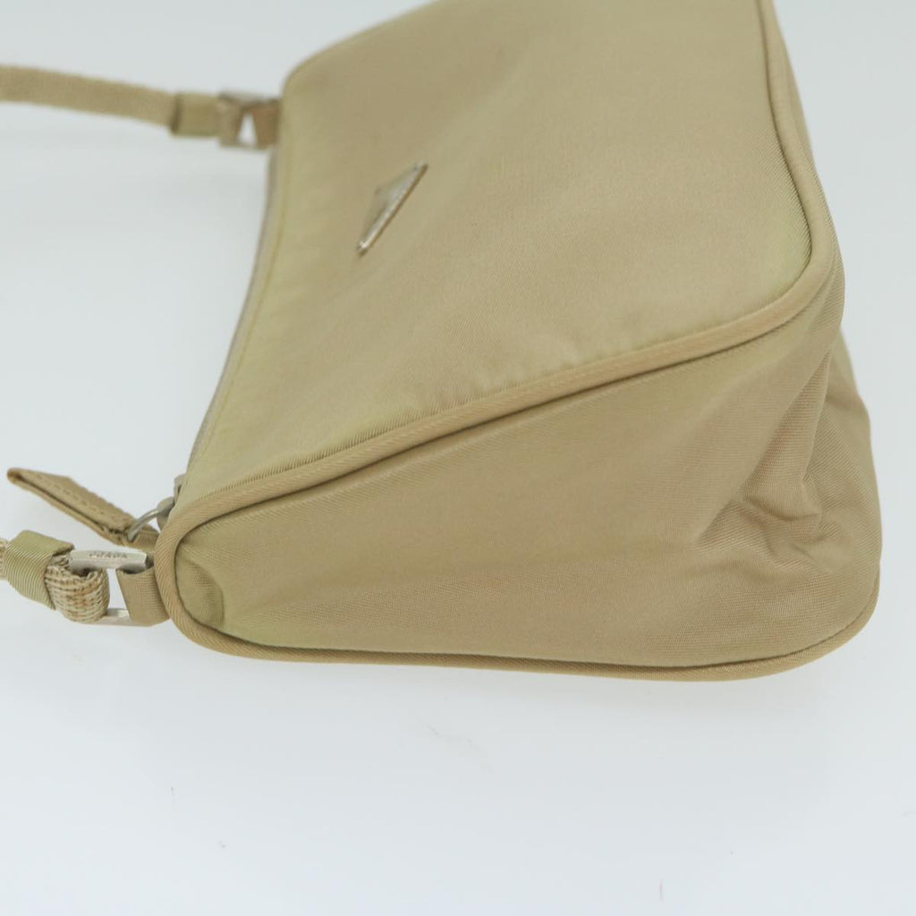 PRADA Accessory Pouch Nylon Beige  63225