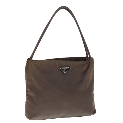 PRADA Tote Bag Nylon Brown  63259