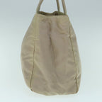 PRADA Hand Bag Nylon Beige  63260