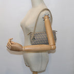 FENDI Zucchino Canvas Accessory Pouch Beige Blue63286