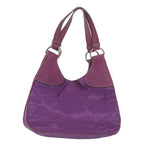 PRADA Hand Bag Nylon Purple  63379