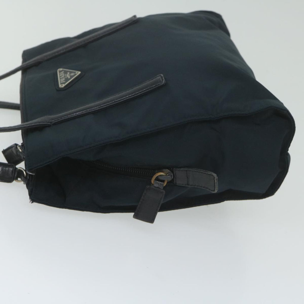 PRADA Shoulder Bag Nylon Navy  63380