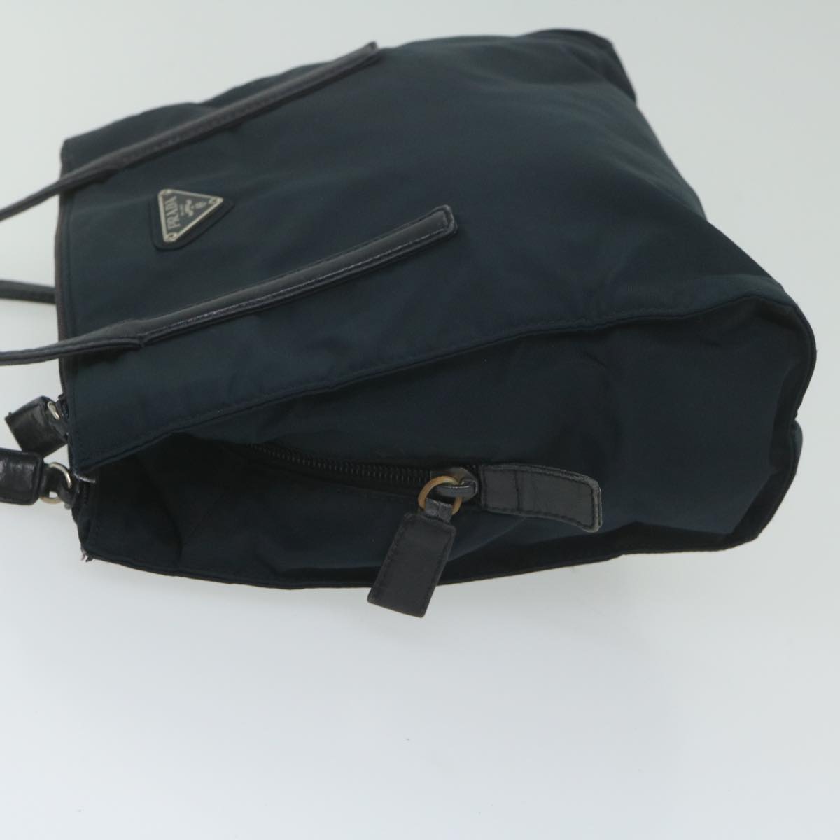 PRADA Shoulder Bag Nylon Navy  63380