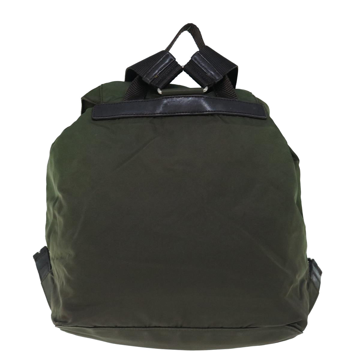 PRADA Backpack Nylon Khaki  63381