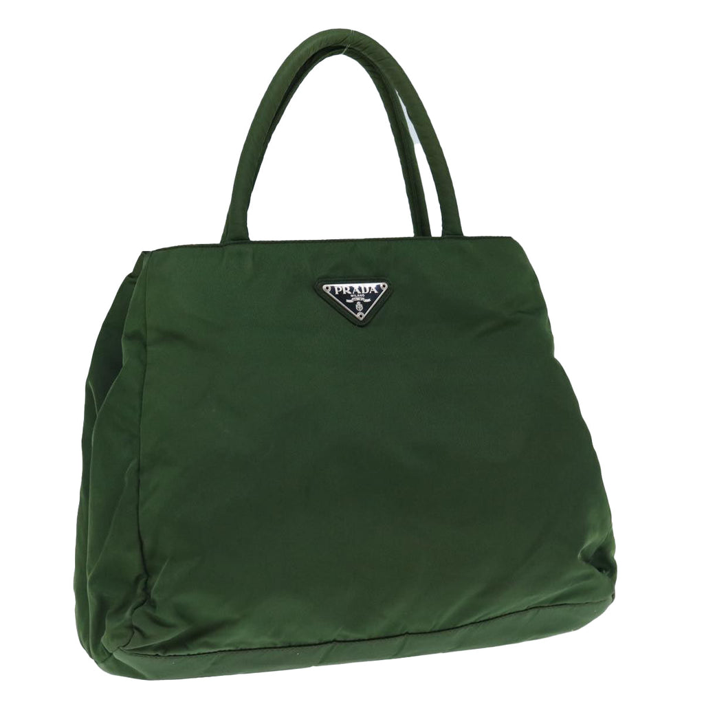 PRADA Hand Bag Nylon Khaki  63383