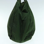 PRADA Hand Bag Nylon Khaki  63383