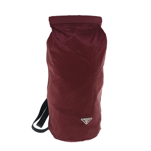 PRADA Shoulder Bag Nylon Bordeaux  63384