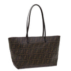 FENDI Zucca Canvas Tote Bag Black Brown63397