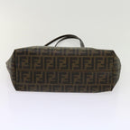 FENDI Zucca Canvas Tote Bag Black Brown63397
