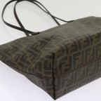 FENDI Zucca Canvas Tote Bag Black Brown63397