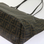 FENDI Zucca Canvas Tote Bag Black Brown63397