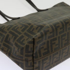 FENDI Zucca Canvas Tote Bag Black Brown63397