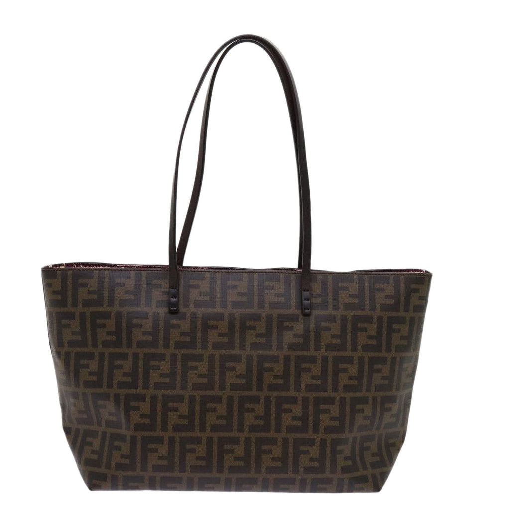 FENDI Zucca Canvas Tote Bag Black Brown63397