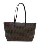 FENDI Zucca Canvas Tote Bag Black Brown63397