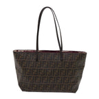 FENDI Zucca Canvas Tote Bag Black Brown63397