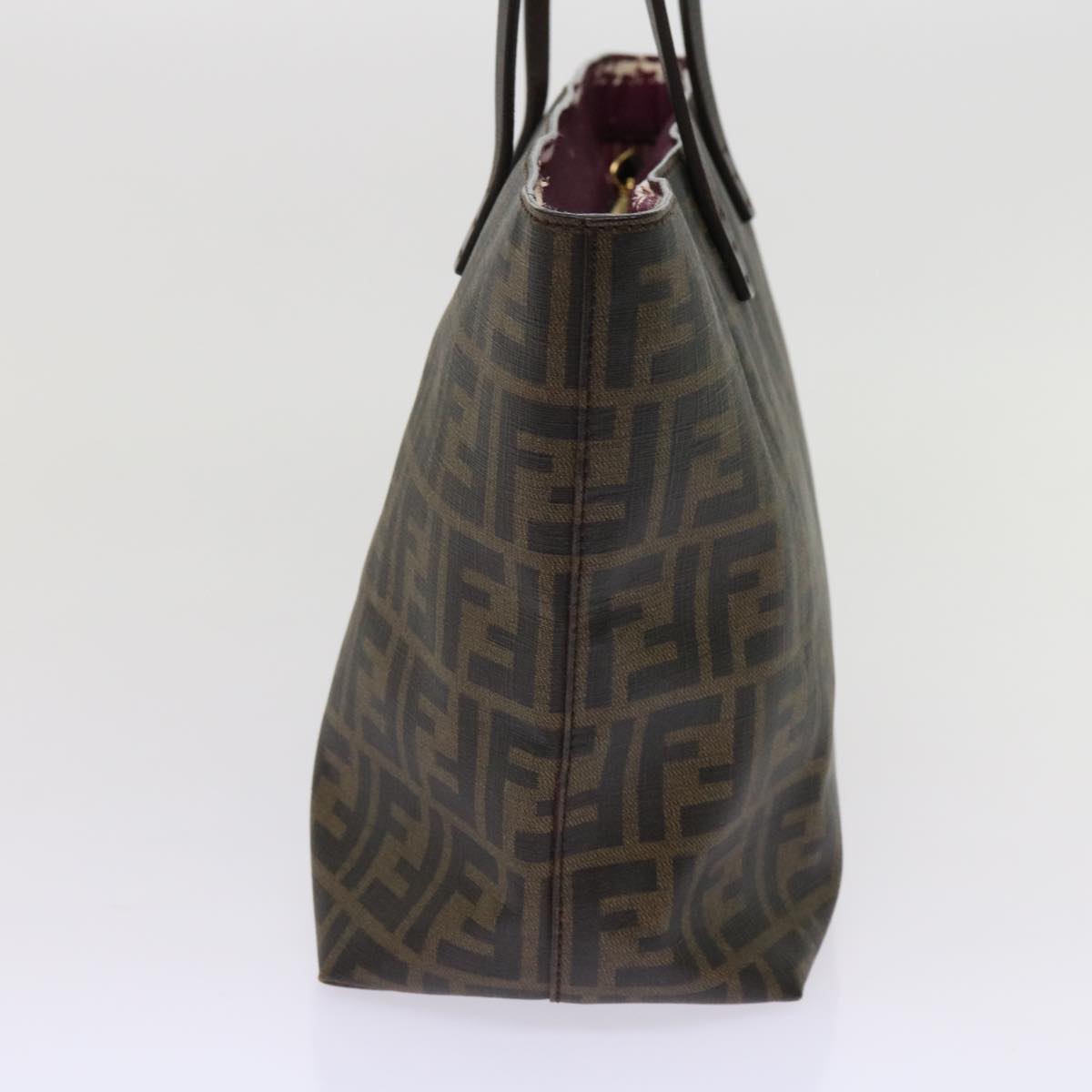 FENDI Zucca Canvas Tote Bag Black Brown63397