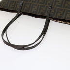 FENDI Zucca Canvas Tote Bag Black Brown63397