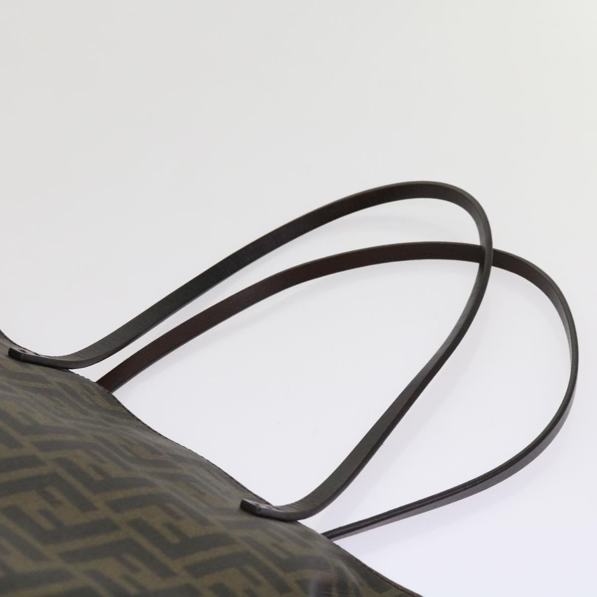 FENDI Zucca Canvas Tote Bag Black Brown63397