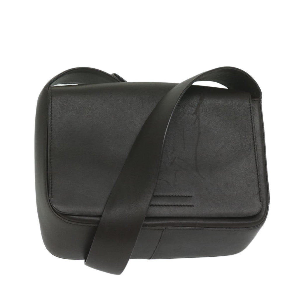 PRADA Shoulder Bag Leather Brown  63403