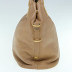 PRADA Tote Bag Leather 2way Beige  63447