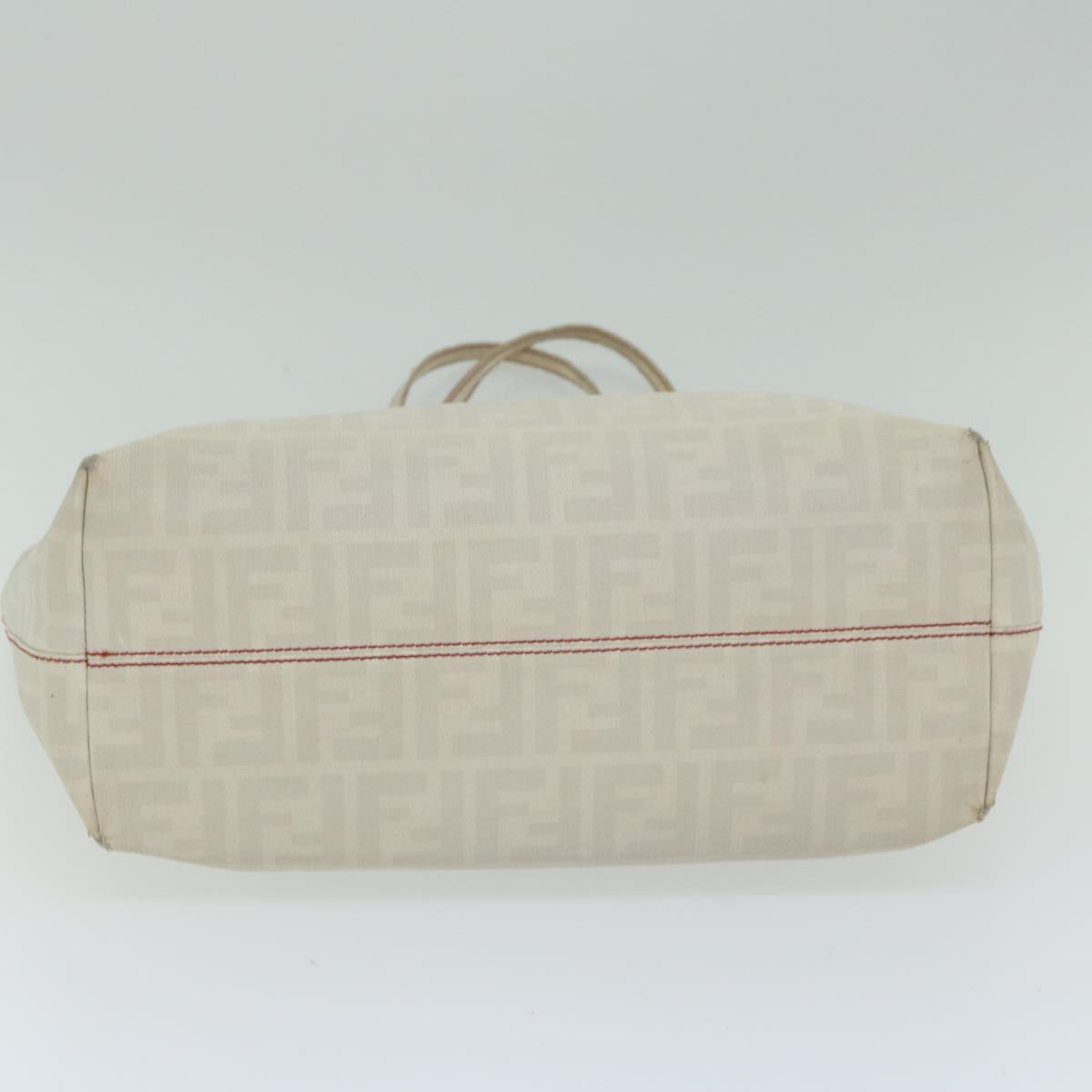 FENDI Zucca Canvas Tote Bag White63448