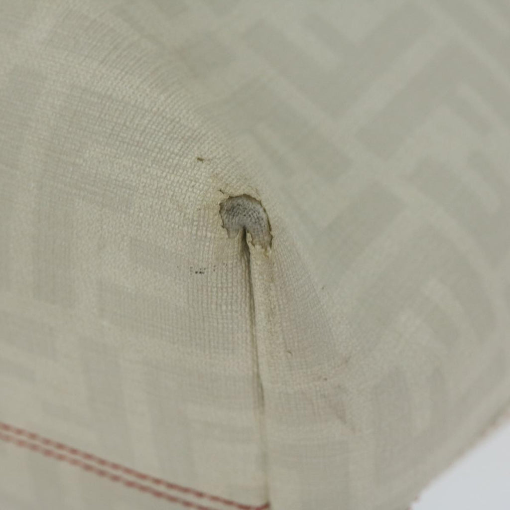 FENDI Zucca Canvas Tote Bag White63448
