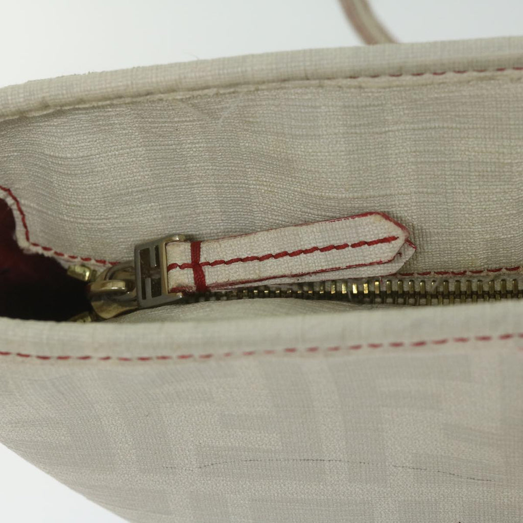 FENDI Zucca Canvas Tote Bag White63448