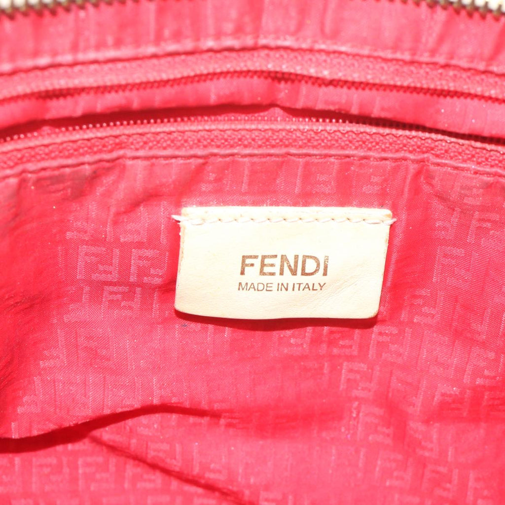 FENDI Zucca Canvas Tote Bag White63448