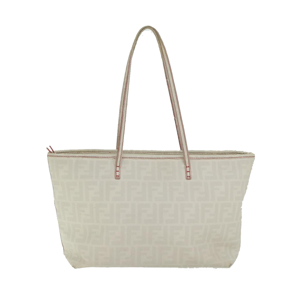 FENDI Zucca Canvas Tote Bag White63448