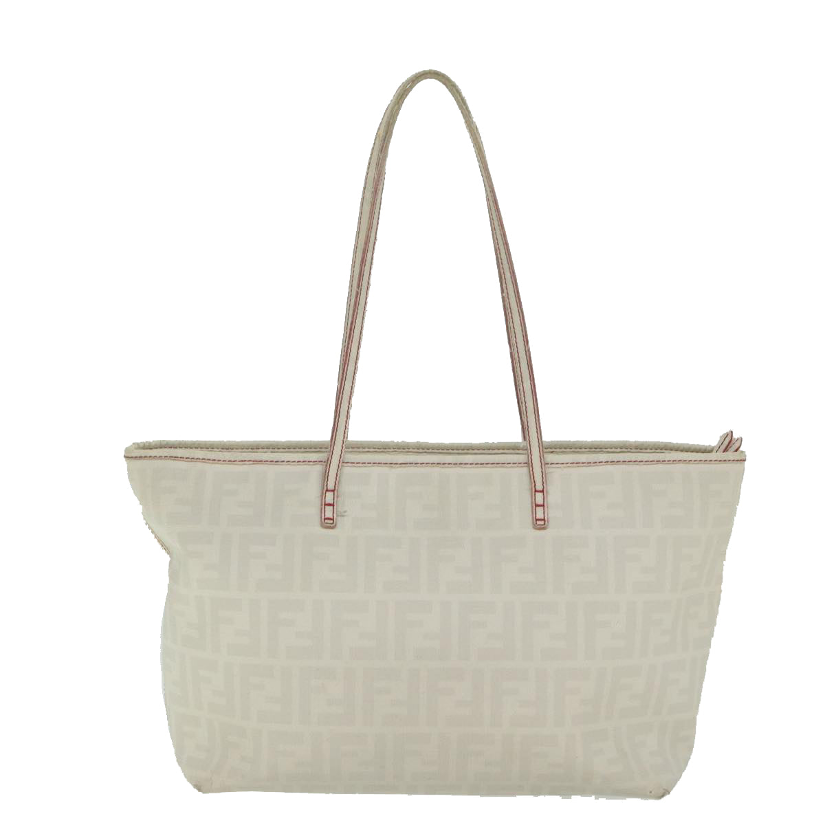 FENDI Zucca Canvas Tote Bag White63448