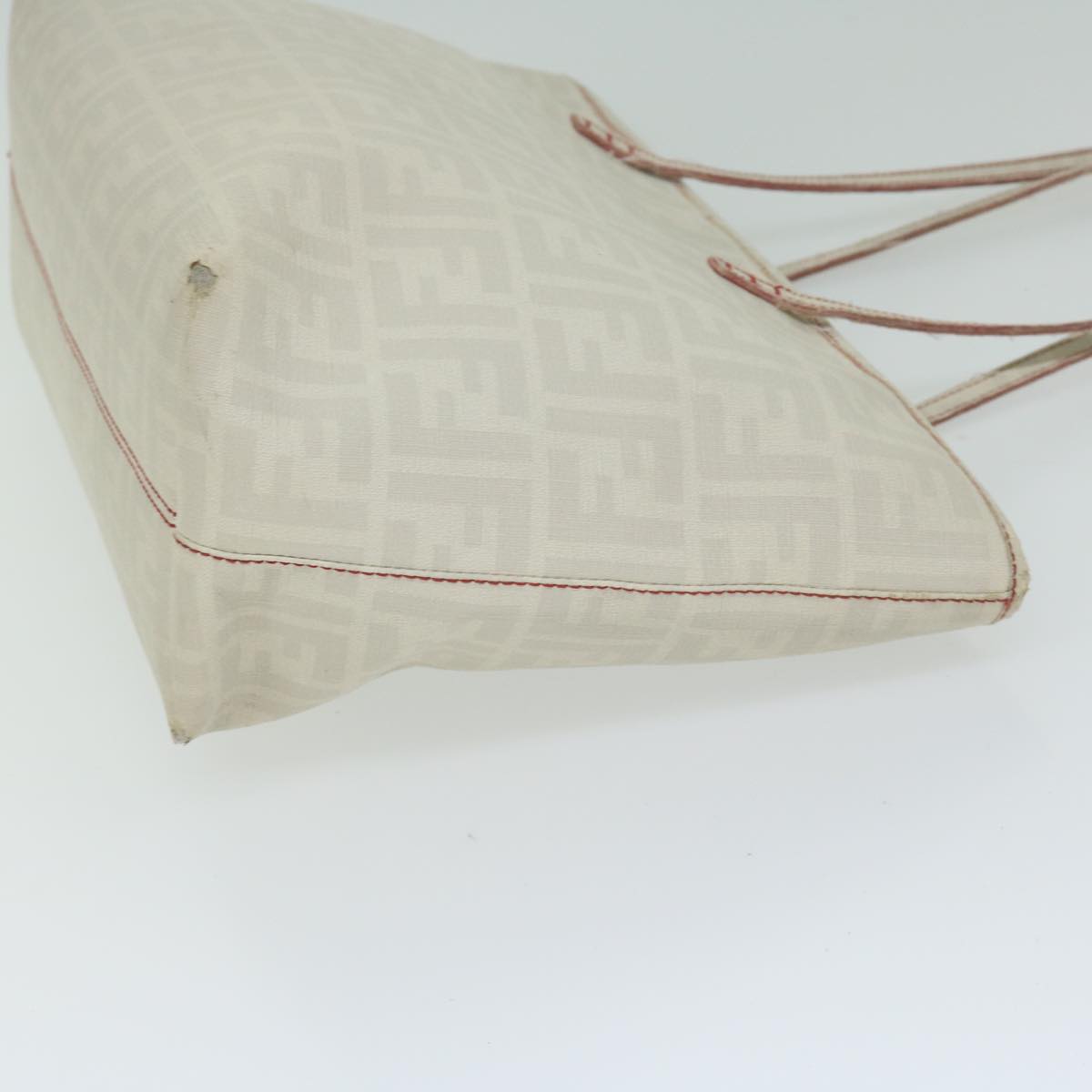 FENDI Zucca Canvas Tote Bag White63448