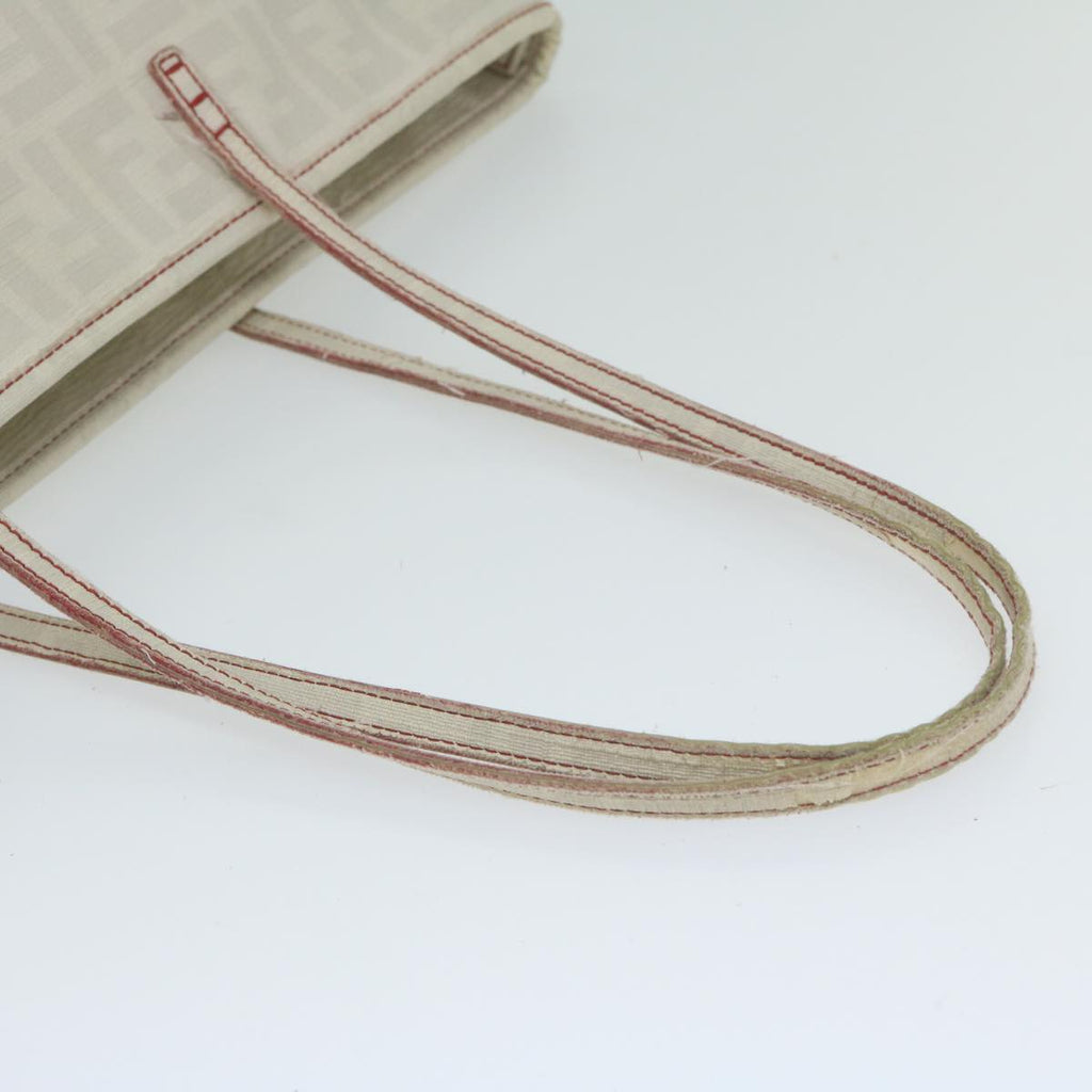 FENDI Zucca Canvas Tote Bag White63448