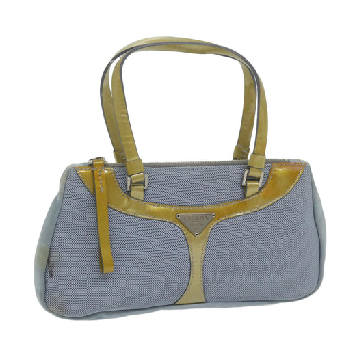 PRADA Hand Bag Nylon Light Blue  63490