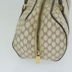 CELINE Macadam Canvas Hand Bag PVC Leather Whe  63493