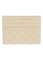 BOTTEGA VENETA Beige Credit Card Holder
