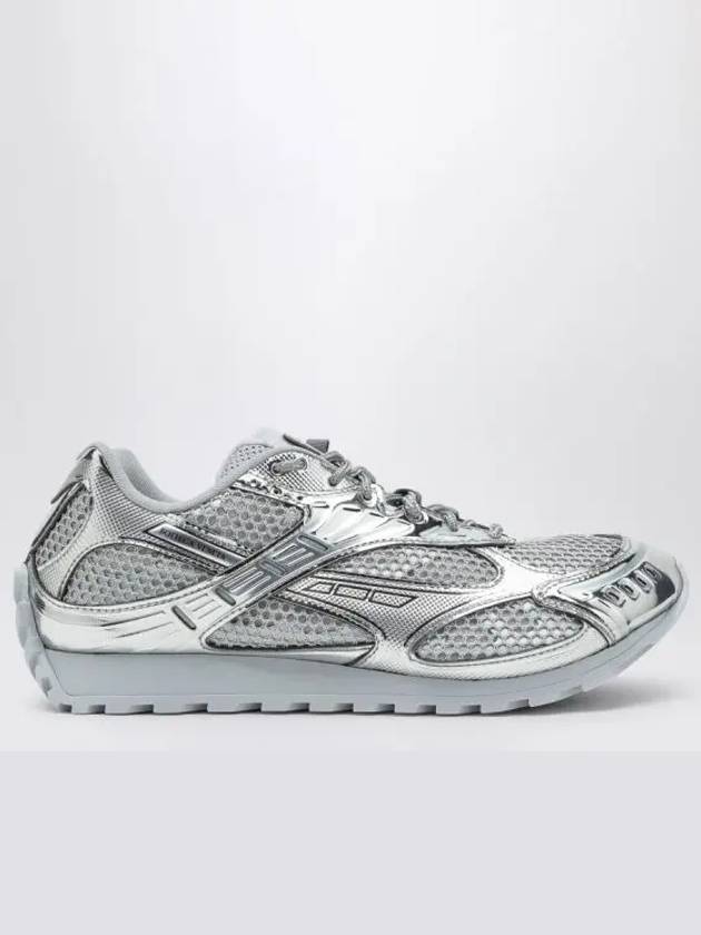 Bottega Veneta Orbit Low-Top Sneakers Silver