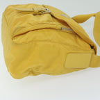 PRADA Shoulder Bag Nylon Yellow  63526