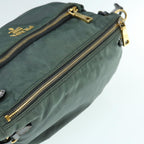 PRADA Shoulder Bag Nylon Green  63530