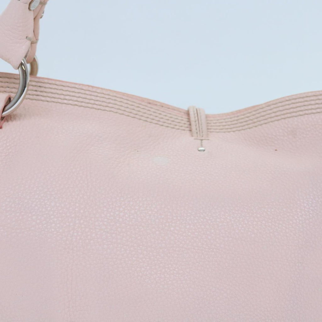 CELINE Hand Bag Leather Pink  63531