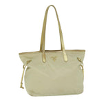 PRADA Tote Bag Nylon Cream  63532