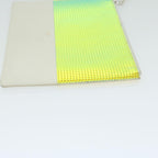 CELINE Clutch Bag Leather Cream  63559