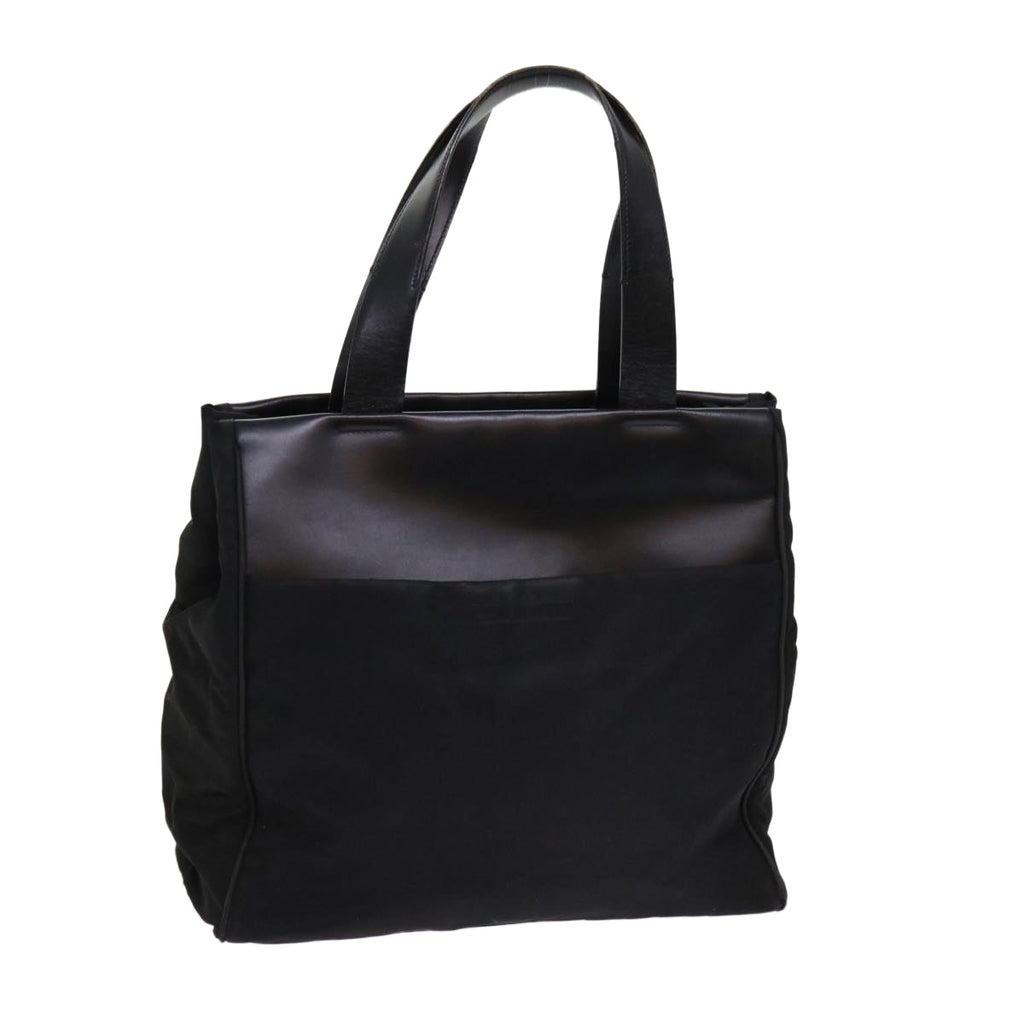 PRADA Hand Bag Nylon Black  63615