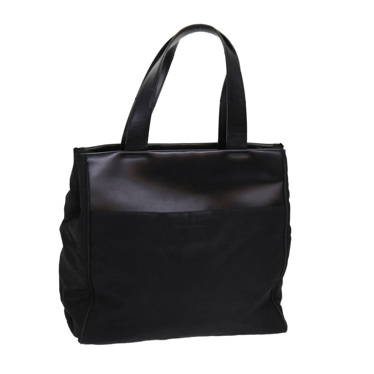 PRADA Hand Bag Nylon Black  63615