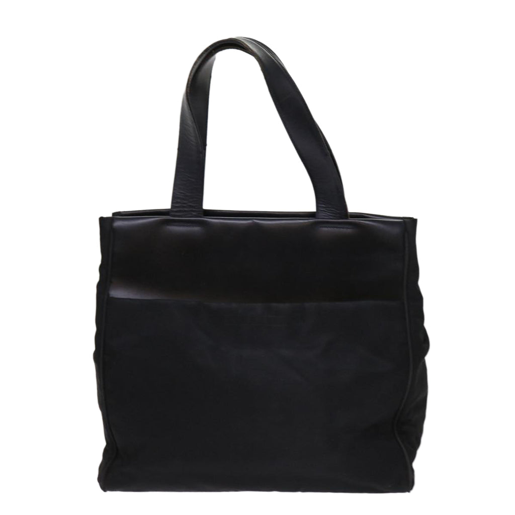 PRADA Hand Bag Nylon Black  63615