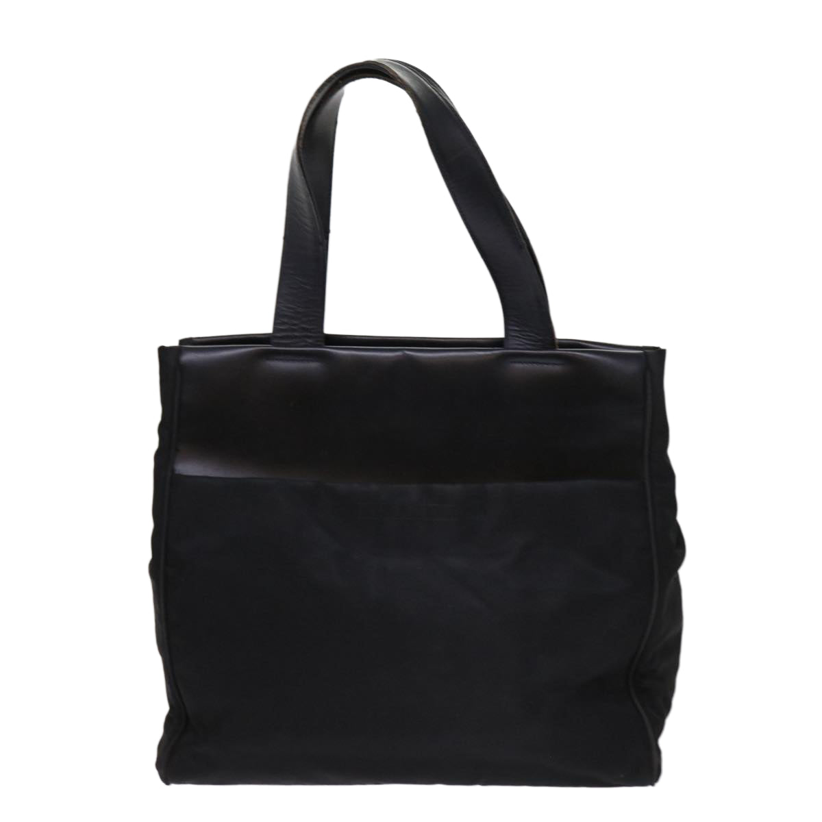 PRADA Hand Bag Nylon Black  63615