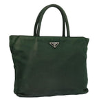 PRADA Hand Bag Nylon Green  63631