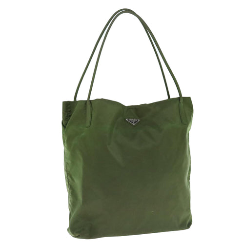 PRADA Shoulder Bag Nylon Khaki  63632