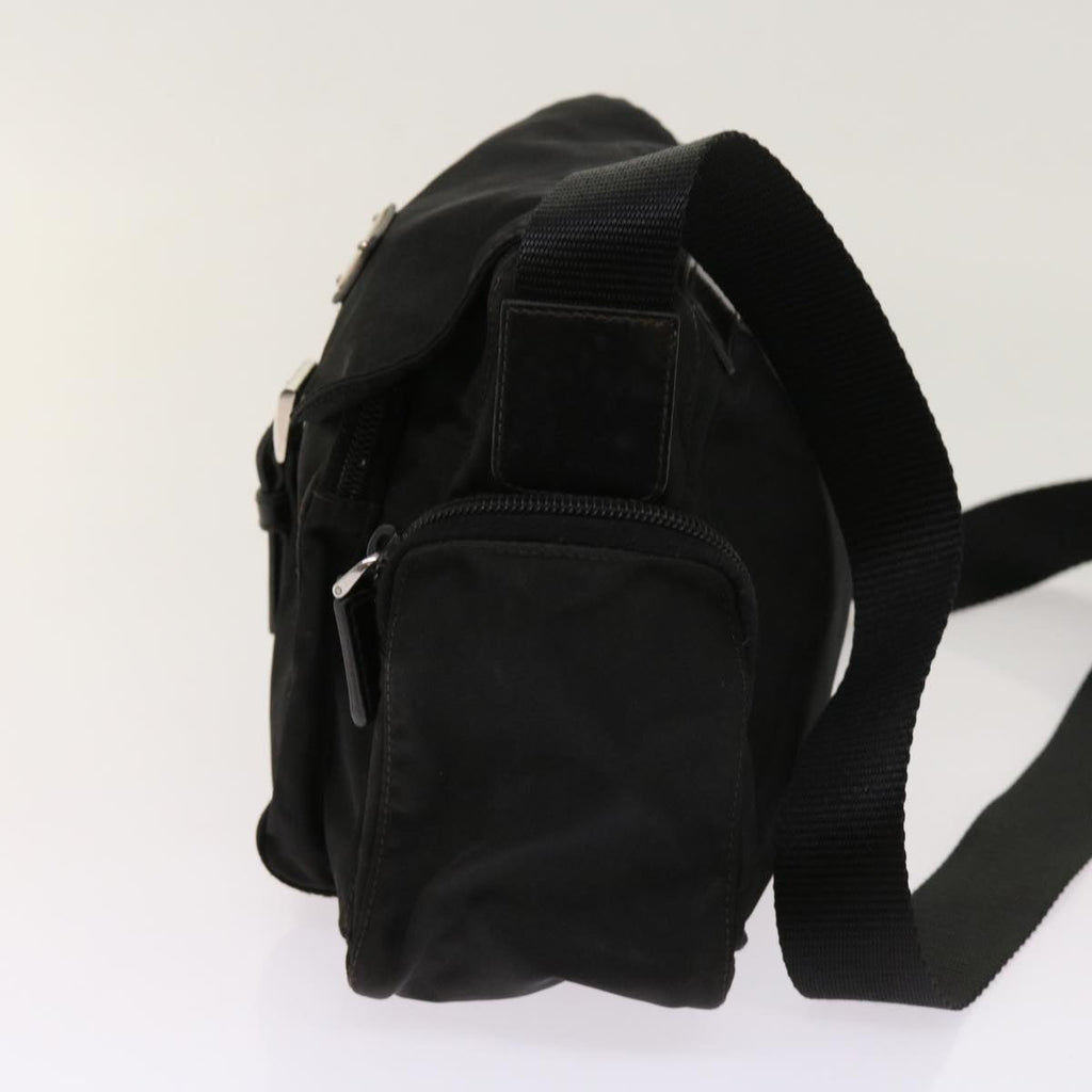 PRADA Shoulder Bag Nylon Black  63639